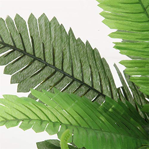 Fourwalls Artificial Boston Fern Plant Without Vase (42 cm Tall, Green) - Image 5