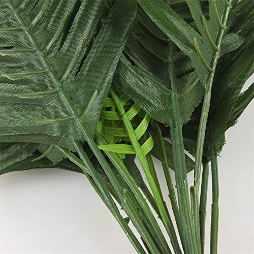 Fourwalls Artificial Boston Fern Plant Without Vase (42 cm Tall, Green) - Image 4