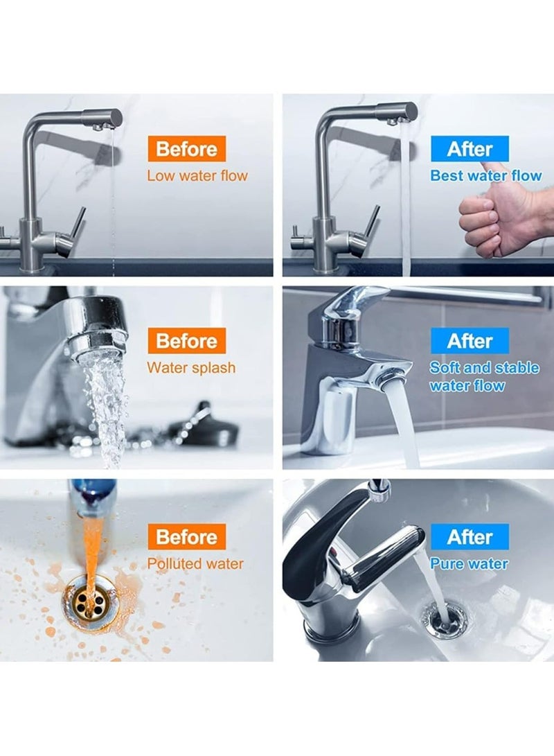 Oasisgalore 5pcs Blue 2.2GPM Faucet Aerator Key Set - Includes 5 Removal Wrench Tools  - Image 4