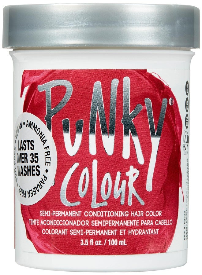Punky Cherry on Top Semi Permanent Hair Color - Vegan, & Cruelty-Free Conditioning Hair Dye, Lasts Up to 35 Washes, 3.5 fl oz - Image 1