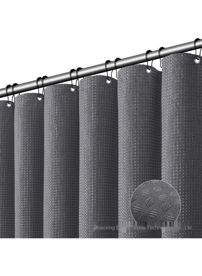 نيمي ستارة حمام شفافة من الوافل بحجم 151x182 سم (60x72 بوصة) ±2 سم - Image 1