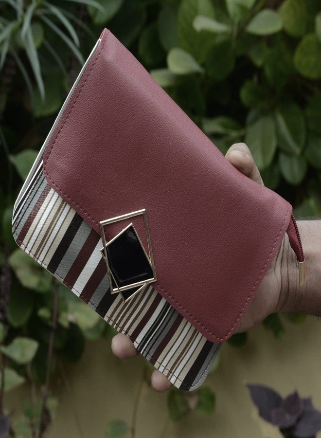 SJ Faux Leather Clutch - 17 - Image 2