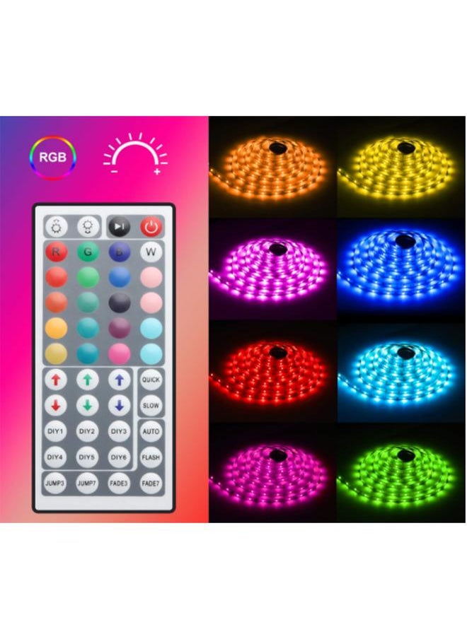 5/10/20M Flexible LED Strip RGB Color Changing Light Bar with IR Remote Controller