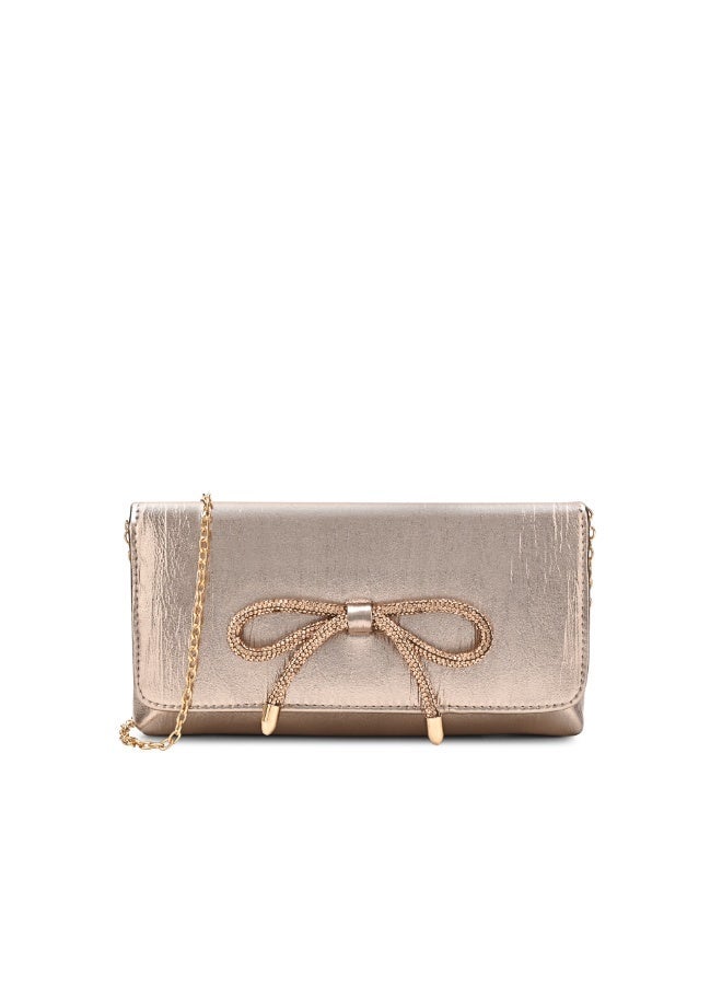 Lavie Crush Bow Women's Emvelope Clutch (Rose Gold) - Image 1