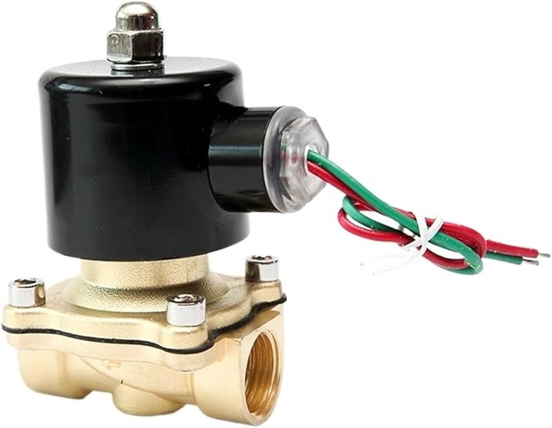 Brass Solenoid Valve Normally Closed 1 2 Inch BSP 24VDC For Water Gas Oil - Image 2