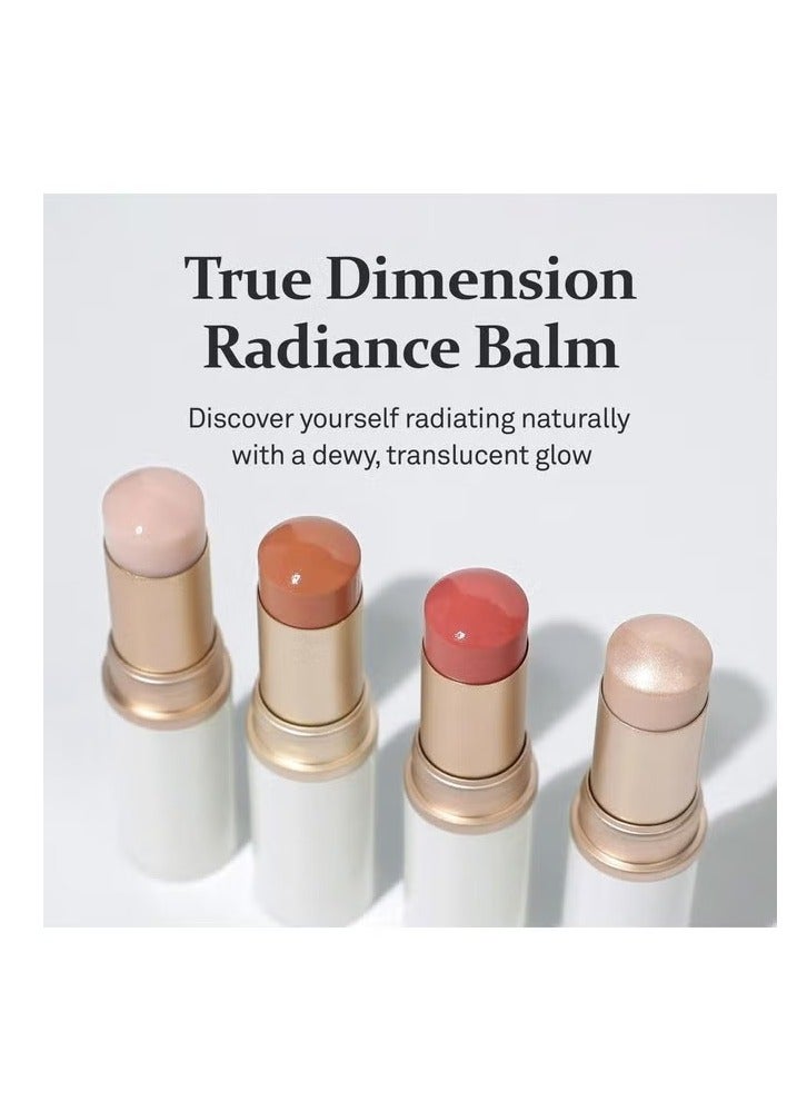 hince True Dimension Radiance Balm 10g Shimmer Glow Face Highlighter Stick Translucent Colors Cream Blush Stick Glass Skin in a Balm Korean Beauty Natural Makeup DAWN RAY TP002 - Image 3