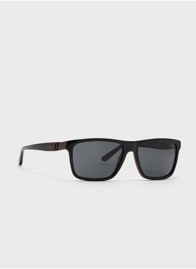 POLO RALPH LAUREN 0Ph4153 Rectangle Sunglasses