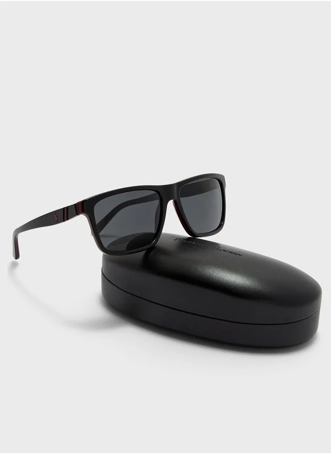 POLO RALPH LAUREN 0Ph4153 Rectangle Sunglasses