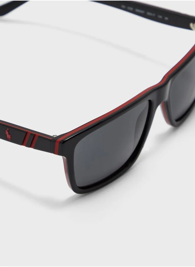 POLO RALPH LAUREN 0Ph4153 Rectangle Sunglasses