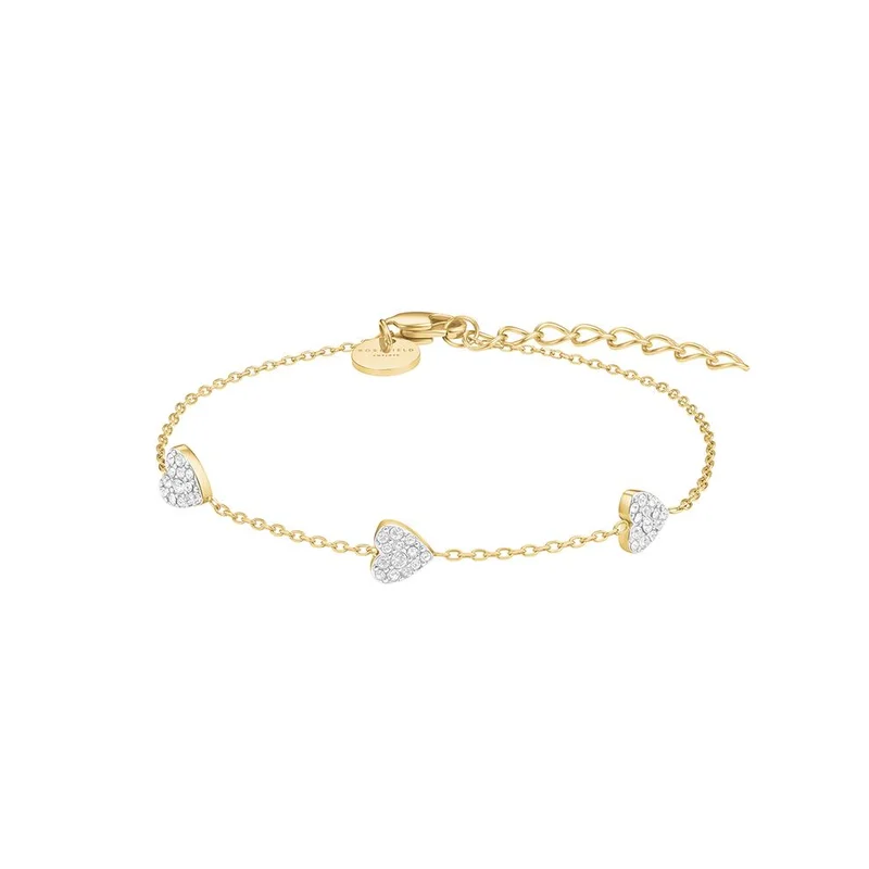 Rosefield  Rosefield 3 Hearts Bracelet Gold - JB3HG-J1278 for Women | Best Price UAE