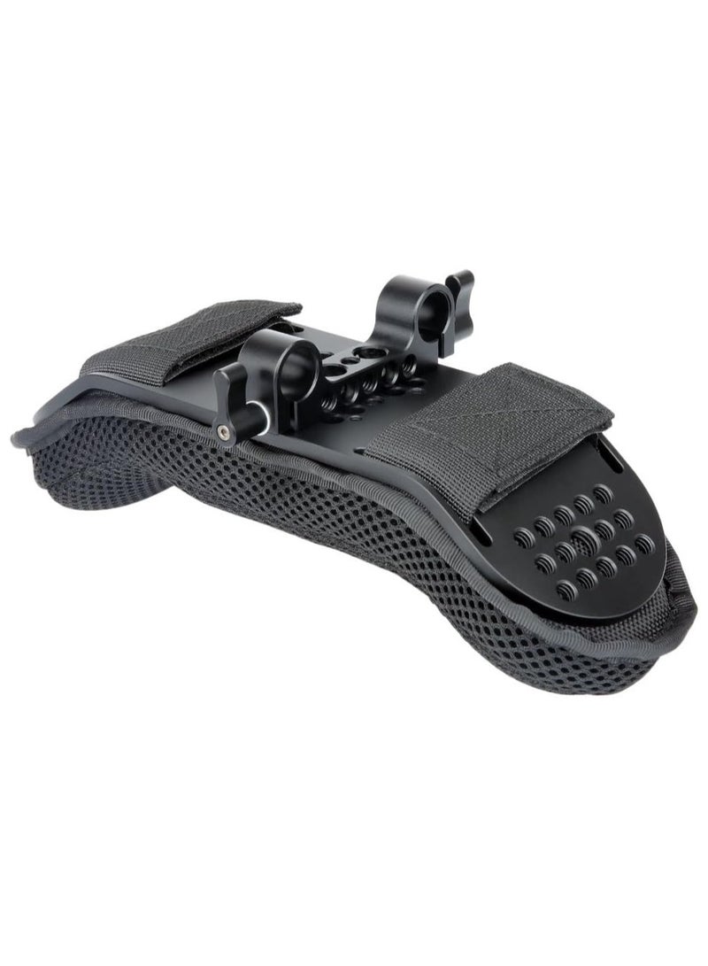 ارواق حامل كتف ثابت/وسادة كتف لكاميرات الفيديو ونظام دعم DV/DC DSLR (15 مم Railblock) - Image 3