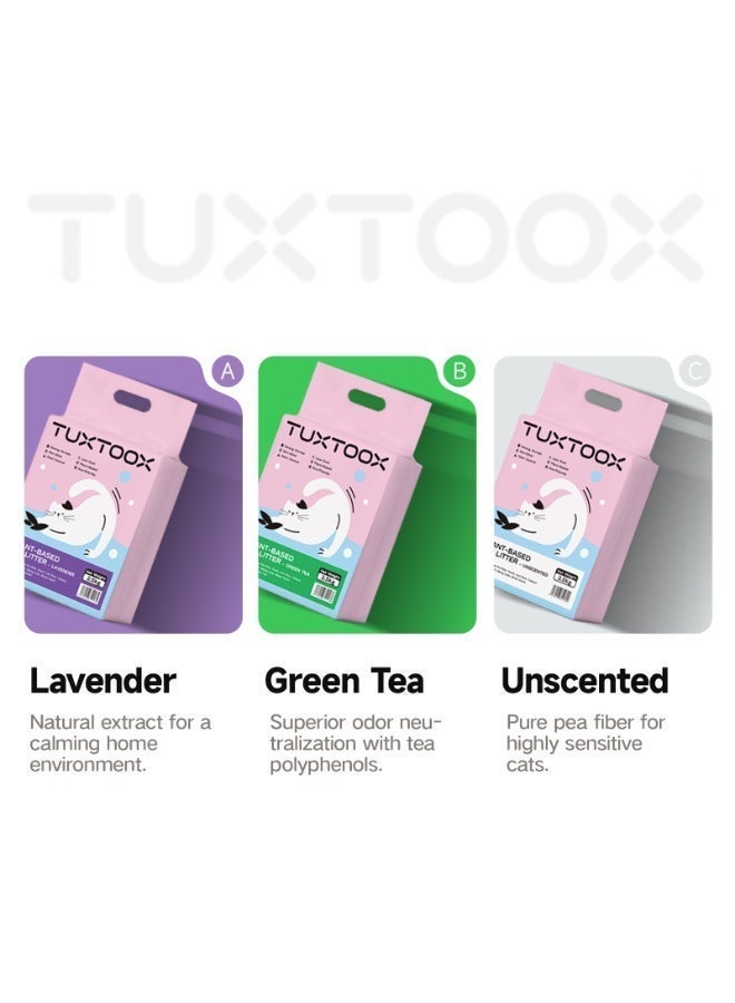 Plant-Based Cat Litter - 2.5kg Eco-Friendly Tofu Litter, Fast Clumping, Low Dust, Superior Odor Control (Green Tea) - Image 5