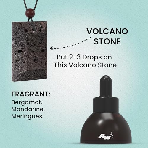 Aliens World Primum Car Perfume With Volcano Stone Air Freshener (LOUVE VOLCANIC STONE) - Image 3