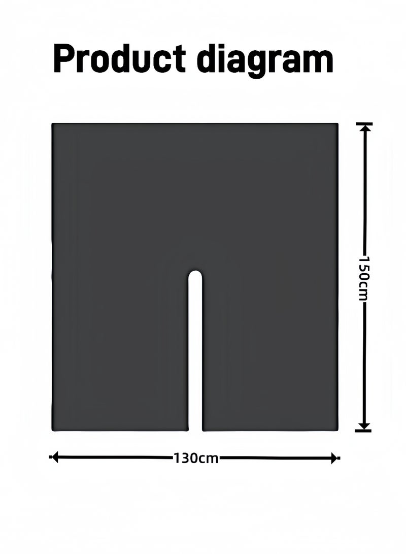 Eilimi Women's solid color shawl wrap plus size cardigan cape can be worn front and back - Image 5