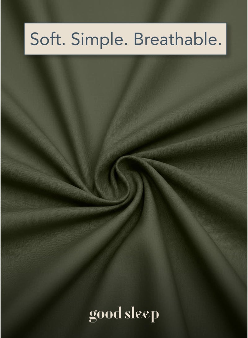 نوم جيد طقم لحاف فاخر مزدوج الألوان – 6 قطع بحجم كينغ (220×240 سم) | ألوان متعاكسة ناعمة ومقاومة للتجاعيد | صناعة دبي | يشمل غطاء لحاف بسحّاب، ملاءة مطاطية و 4 أغطية وسادة - Image 3