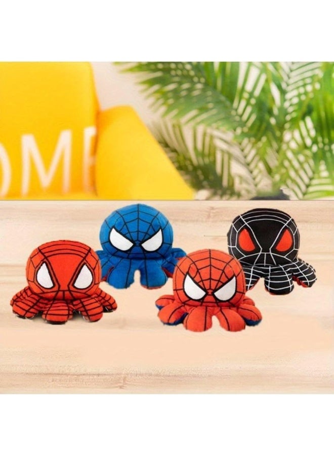 Soft Superhero Plush Doll, Red and Blue Stuffed Toy, Huggable Kids Plush, Safe and Comfortable Gift for Boys and Girls Ages 3+, 1 Piece - Image 4