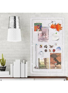 Large Felt Pin Board Wall Bulletin Board Memo Board Notice Board With 35 Push Pins Decorative Adhesive Board For Office Bedrooms Light Grey 72 Cm X 44 Cm - pzsku/Z93A878905E236F339065Z/45/_/1740916920/99df4b1e-8d83-43a3-96dd-8b96984a28b8