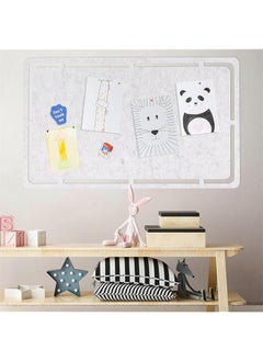 Large Felt Pin Board Wall Bulletin Board Memo Board Notice Board With 35 Push Pins Decorative Adhesive Board For Office Bedrooms Light Grey 72 Cm X 44 Cm - pzsku/Z93A878905E236F339065Z/45/_/1740916921/35f6b863-7743-4383-9afb-3501ce5aec7c