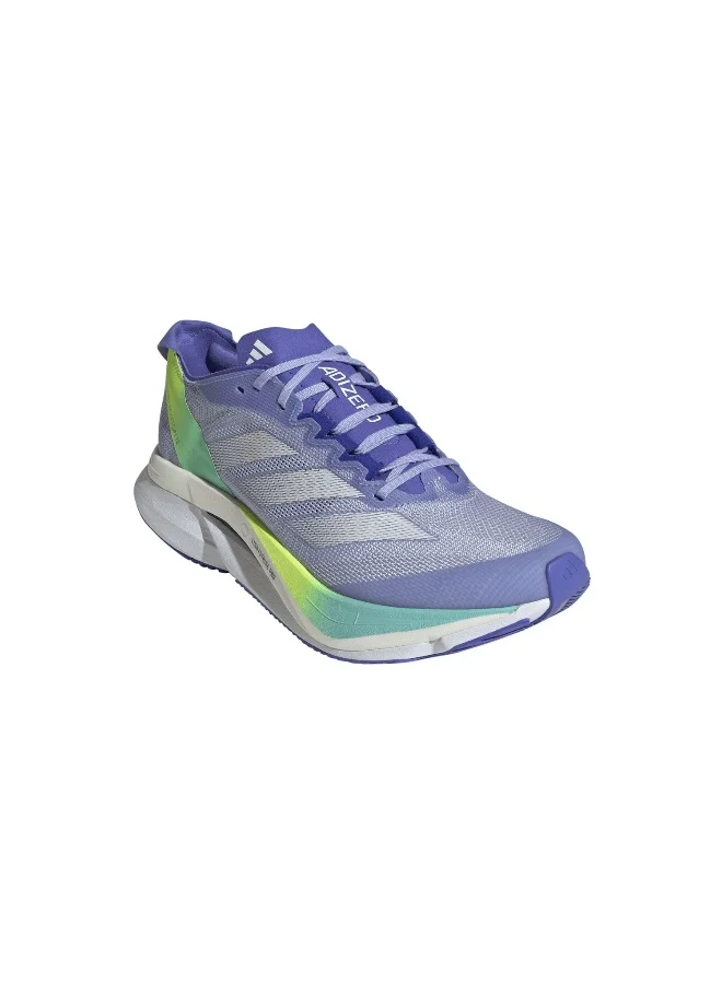 adidas Adizero Boston 12 W Blue Running Shoes