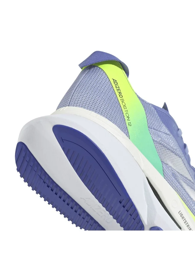 adidas Adizero Boston 12 W Blue Running Shoes