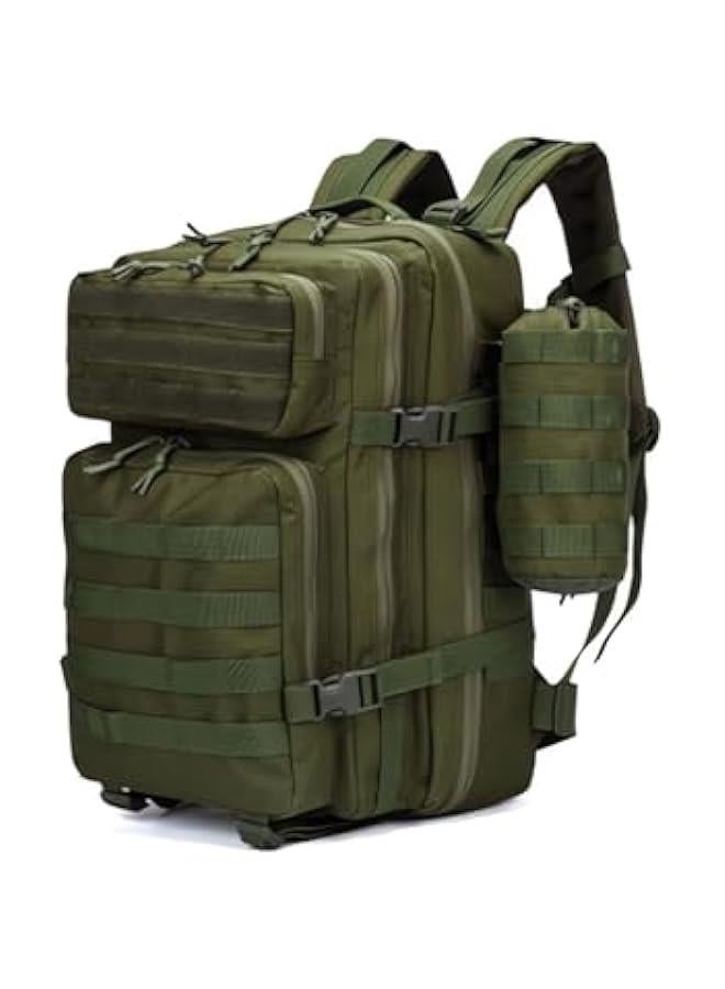 45L Tactical Backpack for Men and Women, Large Waterproof Hiking Backpack,Outdoor Traveling Camping Rucksack Military Backpack with Cup holder