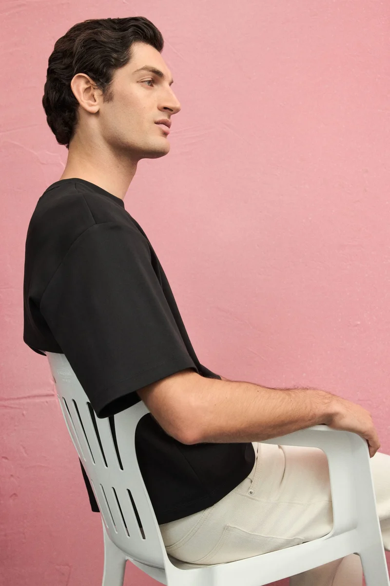 H&M Loose Fit Boxy-style T-shirt