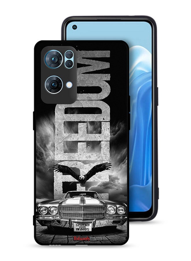 Tolwak غطاء حماية أوبو رينو7 برو 5G فن الحرية - Image 1