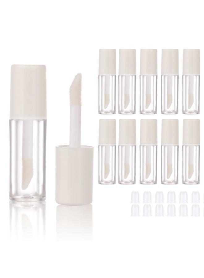 COSIDEA 10pcs Empty White 0.8ml mini lip gloss tubes Sample size lipgloss containers for sample sack lip oil DIY - Image 1