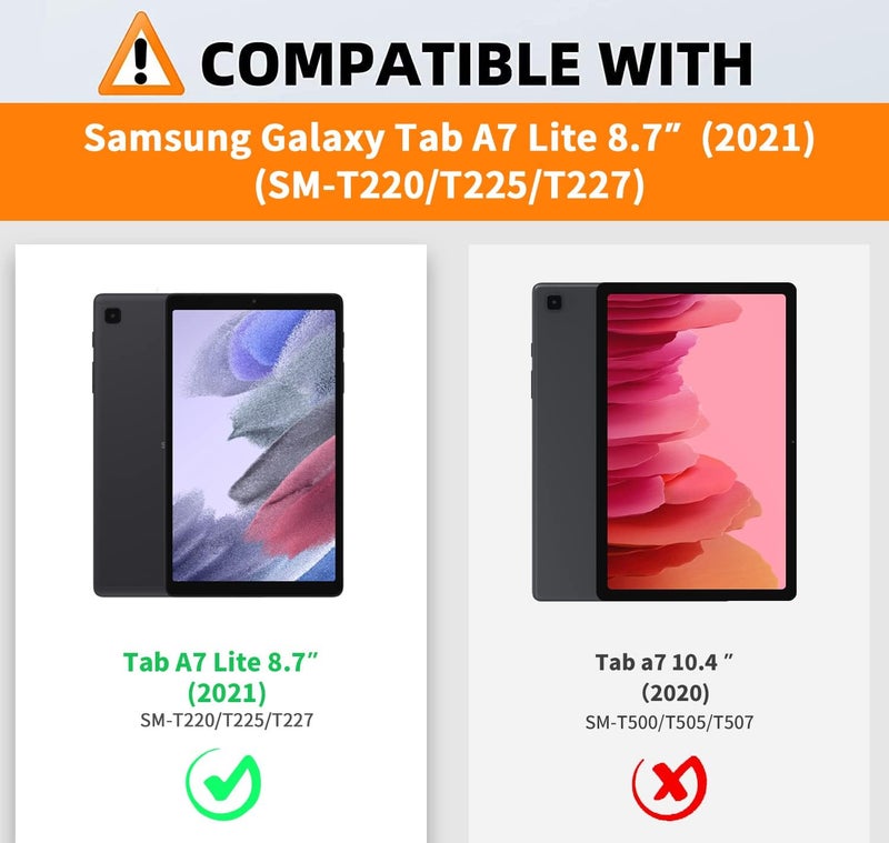 LSPCASA غلاف جهاز لوحي متوافق مع Samsung Galaxy Tab S2 مقاس 9.7 بوصة مع حامل وقشرة واقية - نمر ملون - Image 2