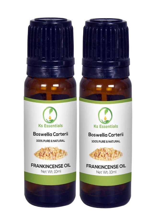 Ks Essentials 100% Pure Frankincense Essential Oil - (Boswellia Carterii) (Pack of 2-10ml) - Image 1