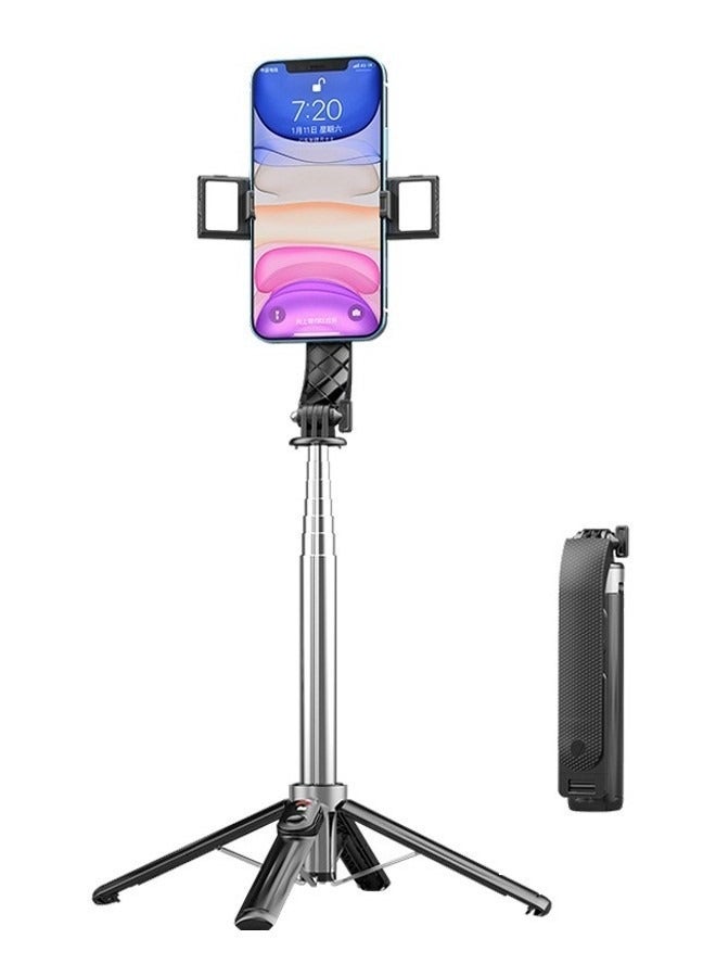 Tripod Wireless Selfie Stick, Retractable Selfie Stick Tripod, Bluetooth Controllable, Suitable for Friends and Family Outings - Image 1
