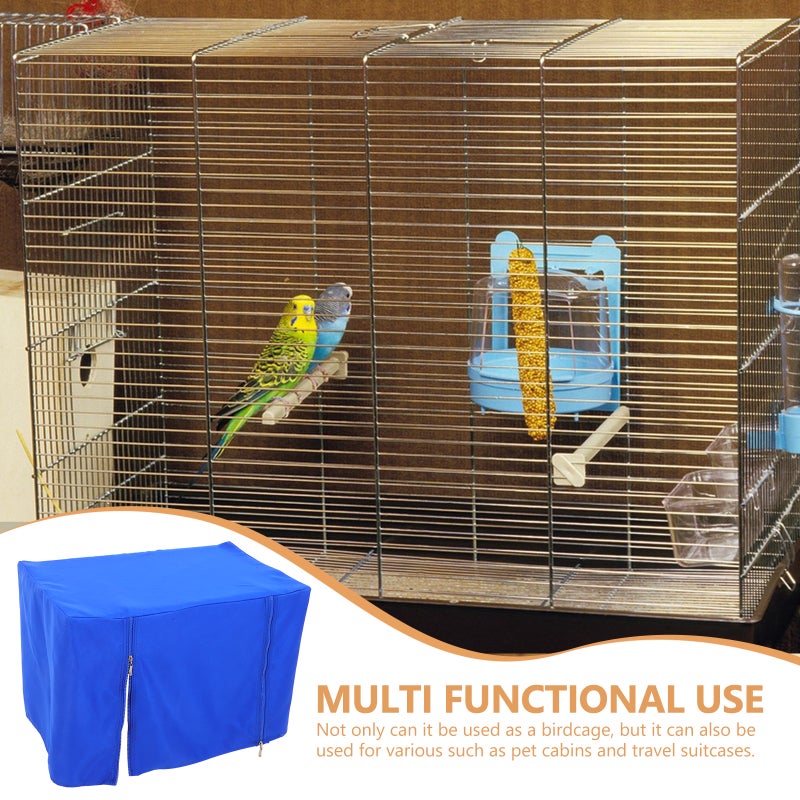 Foldable Birdcage Cover Parrot Cage Accessory Light Blocking And Cold Cage Shield For Daily Use Oxford Fabric Birdcage Cover - Image 3