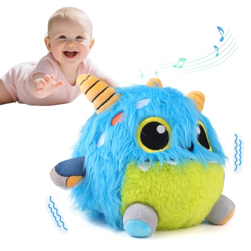 nicknack Toys for 1 2 3 Year Old Girls Boys Gifts Crawling Monsters Baby Toys with Musical Sound Toddler Interactive Sensory Plush Toys Birthday Present Gifts for Kids 1 2 3 Years Old Boys Girls - Image 1