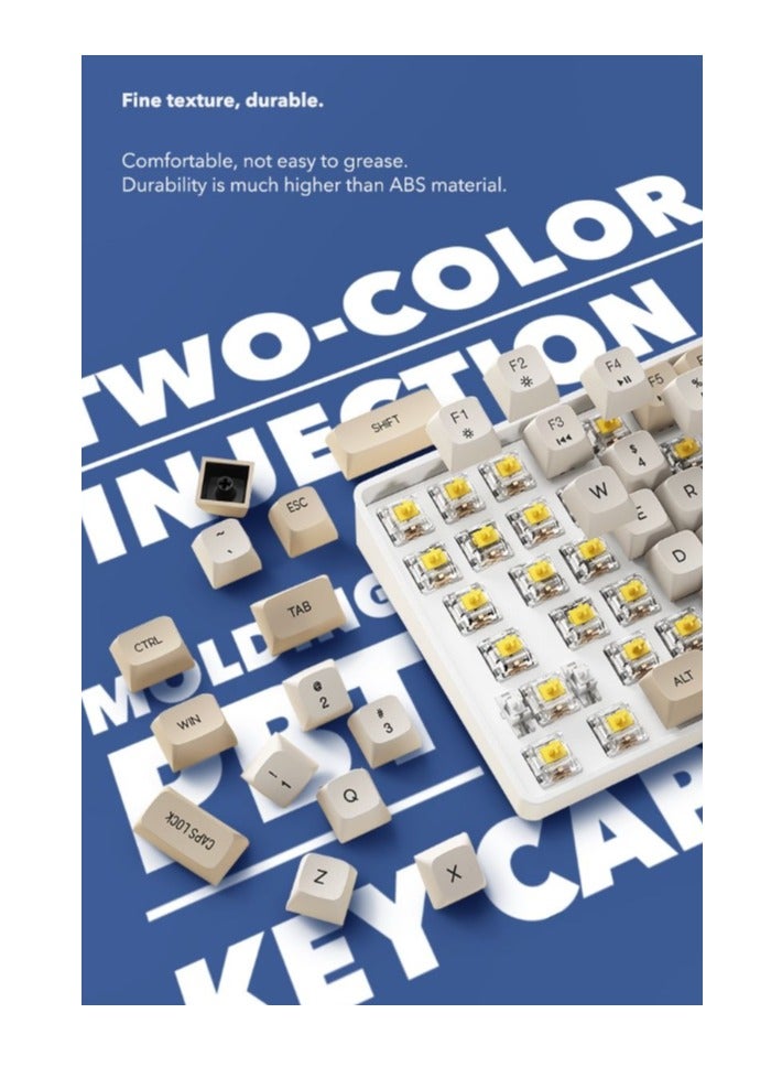 Darkflash GD108 Wireless Mechanical Gaming Keyboard, 110 Keys Layout, All Anti-Ghosting Keys, Supports Hot Swappable, PBT Dual Colour Keycaps, 1200mAH Battery, Gaming Keyboard - Image 3