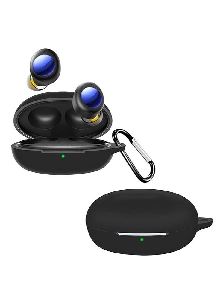 حافظة سيليكون لسماعه ريلمي بودز Q2 - أسود - Image 3