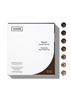 dpHUE Root Touchup Kit Light Brown 2 Applications Permanent Grey Hair Touch Up & Root Cover Up Solution Low Ammonia Salonquality Creme Hair Color Made In Italy  - Image 3