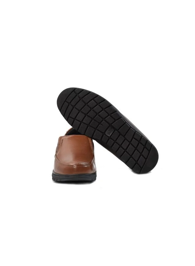 ATTILIO Men's Business Formal Casual Leather Shoes Lace-Up Round Toe Fashion Oxford Shoes