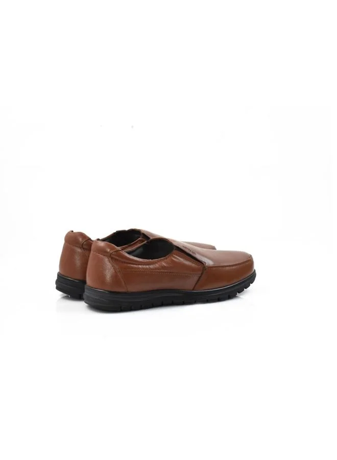 ATTILIO Men's Business Formal Casual Leather Shoes Lace-Up Round Toe Fashion Oxford Shoes