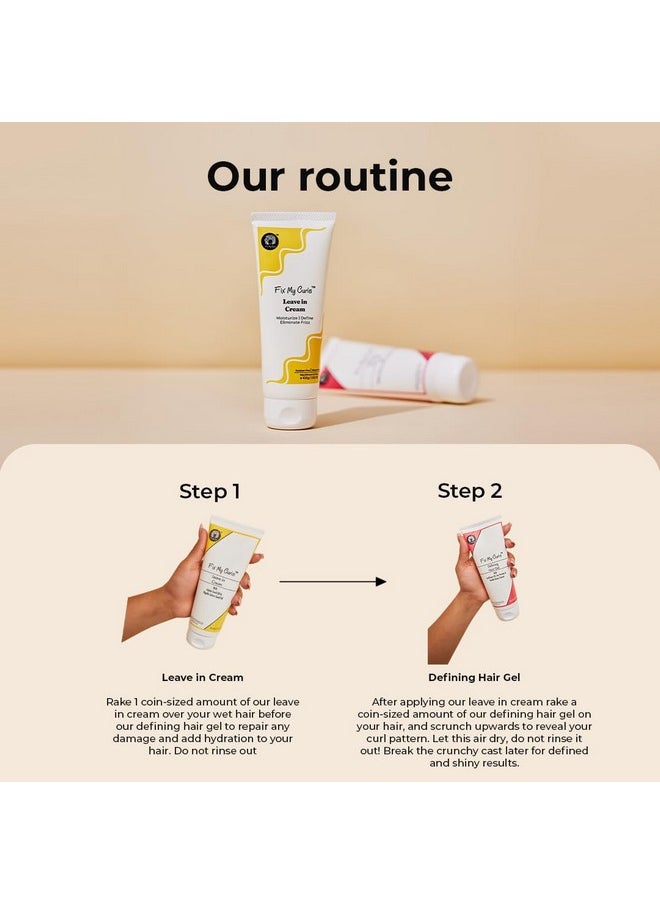 Fix My Curls Leave In Cream | Enriched With Jojoba Oil & Nigella Sativa Seed Oil| Curly And Wavy Hair Cruelty-Free Vegan Frizz Control Hydration  - Image 5