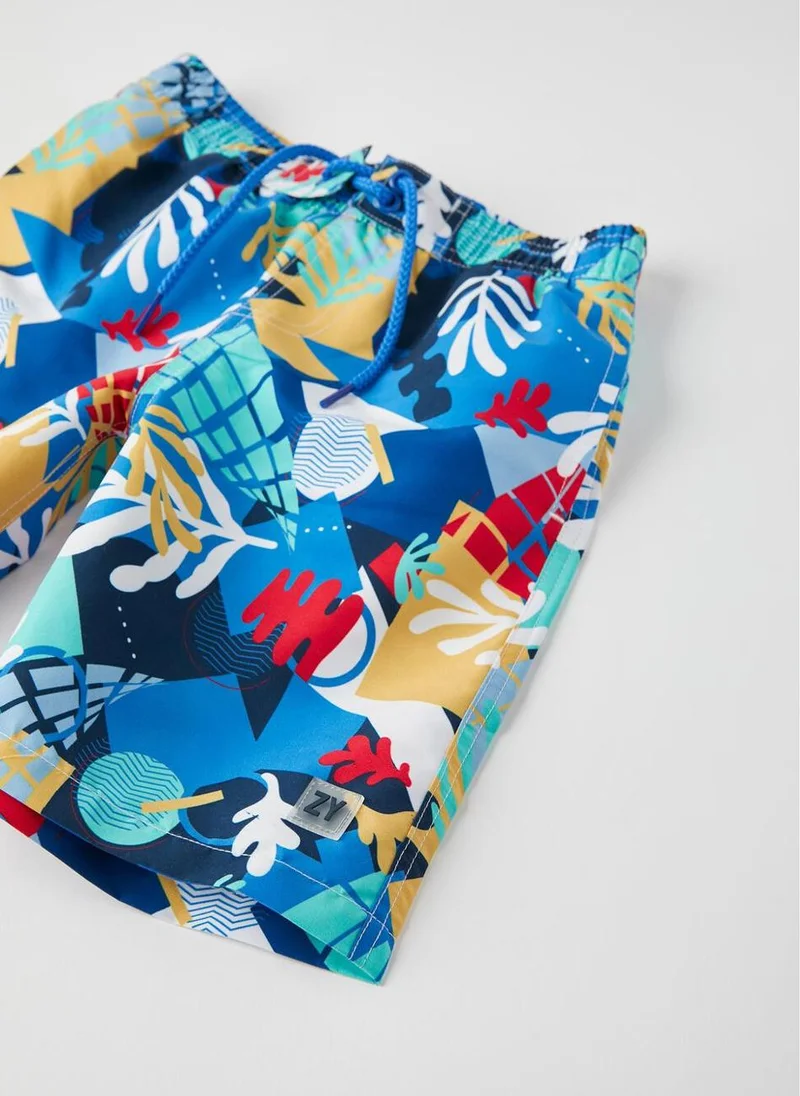 Zippy Swim Shorts UPF 80 for Boys 'Seaweed', Multicoloured
