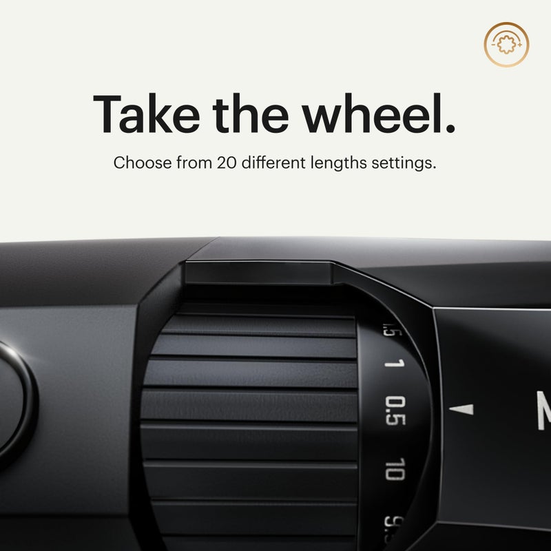 MANSCAPEDÂ® The Beard HedgerÂ® Premium Men's Beard Trimmer, 20 Length Adjustable Blade Wheel, Stainless Steel T-Blade for Precision Facial Hair Trimming, Cordless Waterproof Wet/Dry Clipper - Image 5