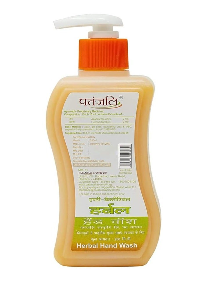 Patanjali Herbal Hand Wash 250-ML - Image 2