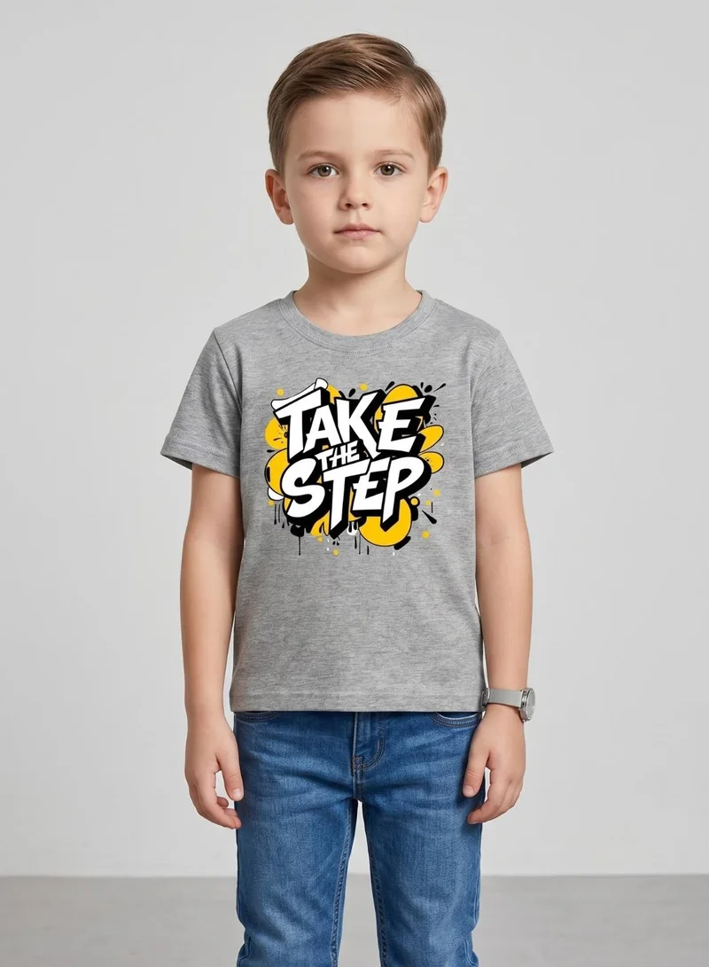 Babyqlo Take the step Printed tee for boys