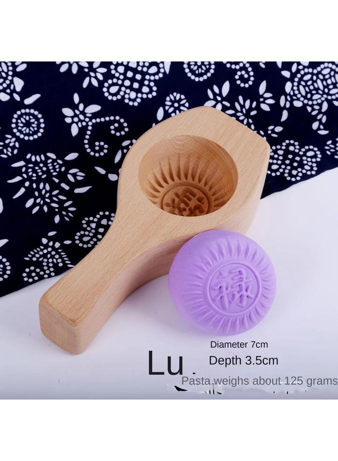 Bluejw Steamed Moo-pastry Moo Big Steamed Bread Steamed Buns Mold Handmade Household Flow Bean Sand Bag Wooden Baking Mold - Image 5