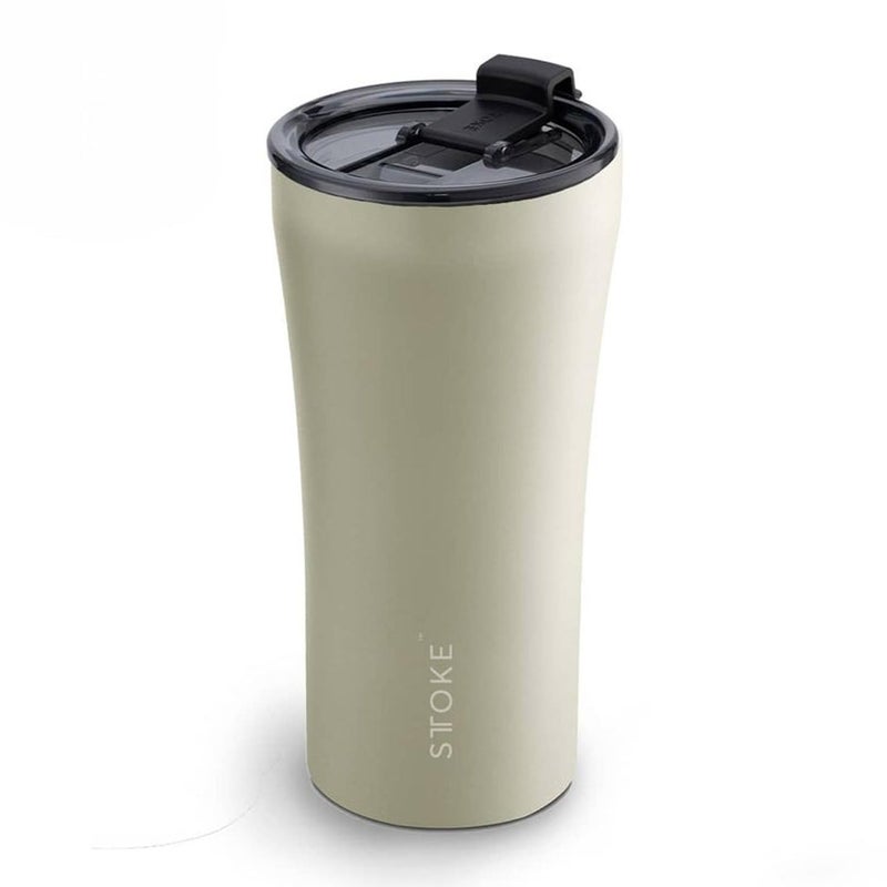 Sttoke The Mossy Meadows Classic with Leakproof Lid Mousse Taupe Tumbler 16 oz Capacity