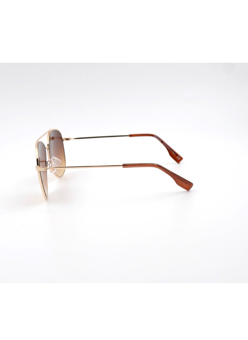 MADEYES Men's UV Protection Sunglasses EE23M199-3 - Gold/Brown  - Image 3