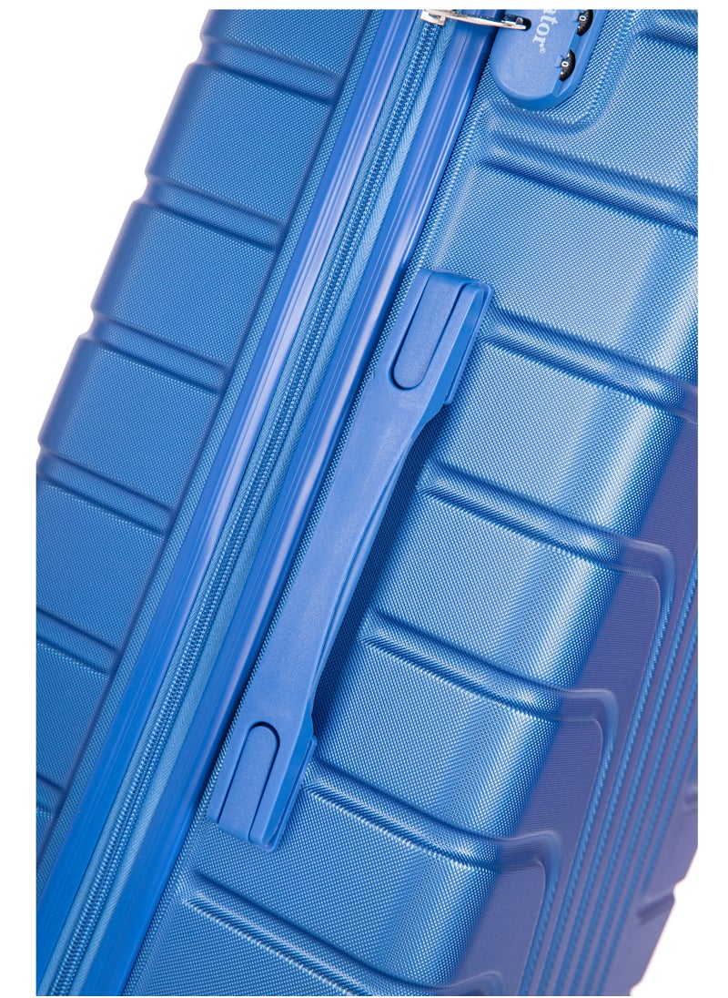 SENATOR - Hard Case Medium Suitcase Luggage Trolley For Unisex ABS Lightweight Travel Bag with 4 Spinner Wheels KH1095 Pearl Blue - Image 1