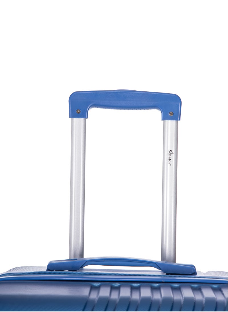 SENATOR - Hard Case Medium Suitcase Luggage Trolley For Unisex ABS Lightweight Travel Bag with 4 Spinner Wheels KH1095 Pearl Blue - Image 1