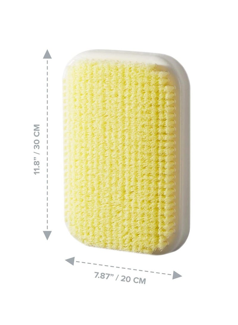 Wall Mounted Back Scrubber Exfoliating Bath Wash Pad for Shower Brush Friendly with Inflexible Arms Deep Clean to Relax Your Body Men Women - Image 2
