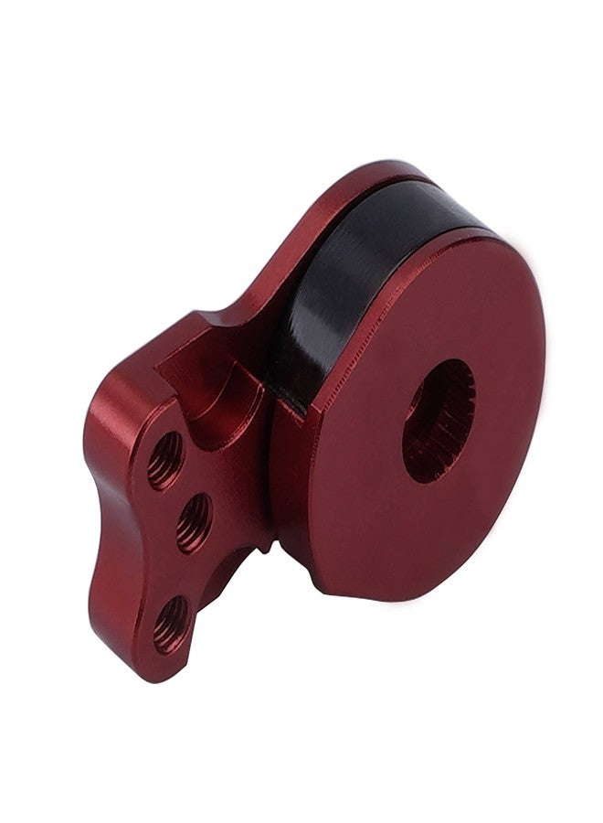 DJX Aluminum 25T Servo Saver 3 Holes Adjustable Hi-Torque Servo Horn for 1/8 1/10 Remote Control Car Boat (Red) - Image 5